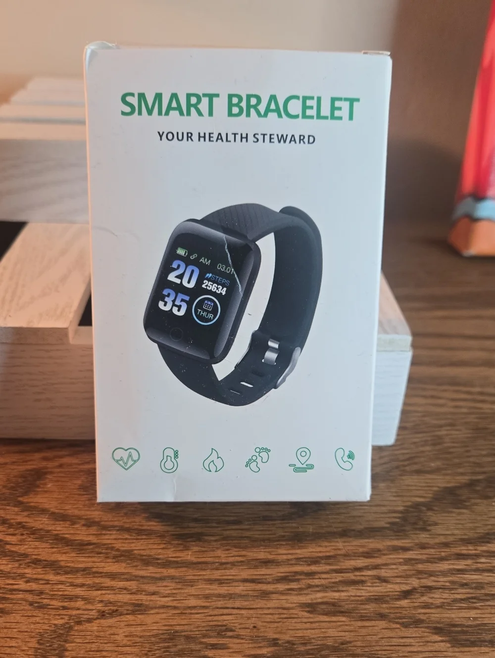 Smart Bracelet Fitness Tracker - Black